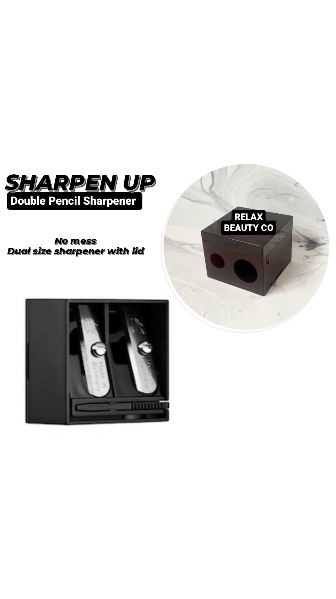 SHARPEN UP- double pencil sharpener